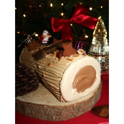 Bûche Traditionnelle Praliné - Maison Thevenin