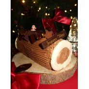 Bûche Traditionnelle au Chocolat - Maison Thevenin